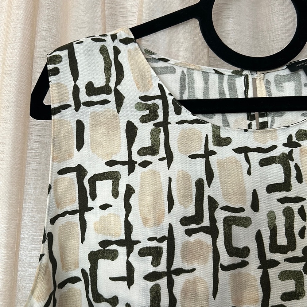 Linen look top, xl